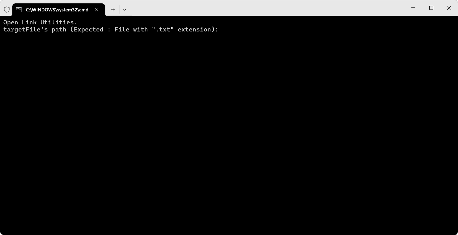 Assistance Open Link On File - Based Terminal